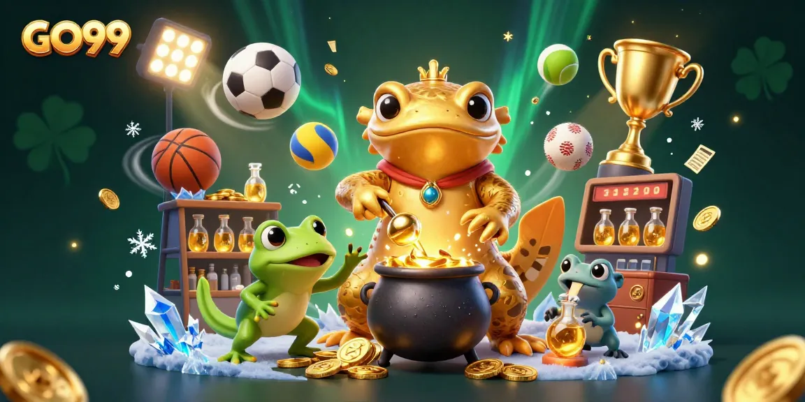 Experience the magic at GO99 with vibrant 3D characters enjoying lively sports betting and casino adventures.
