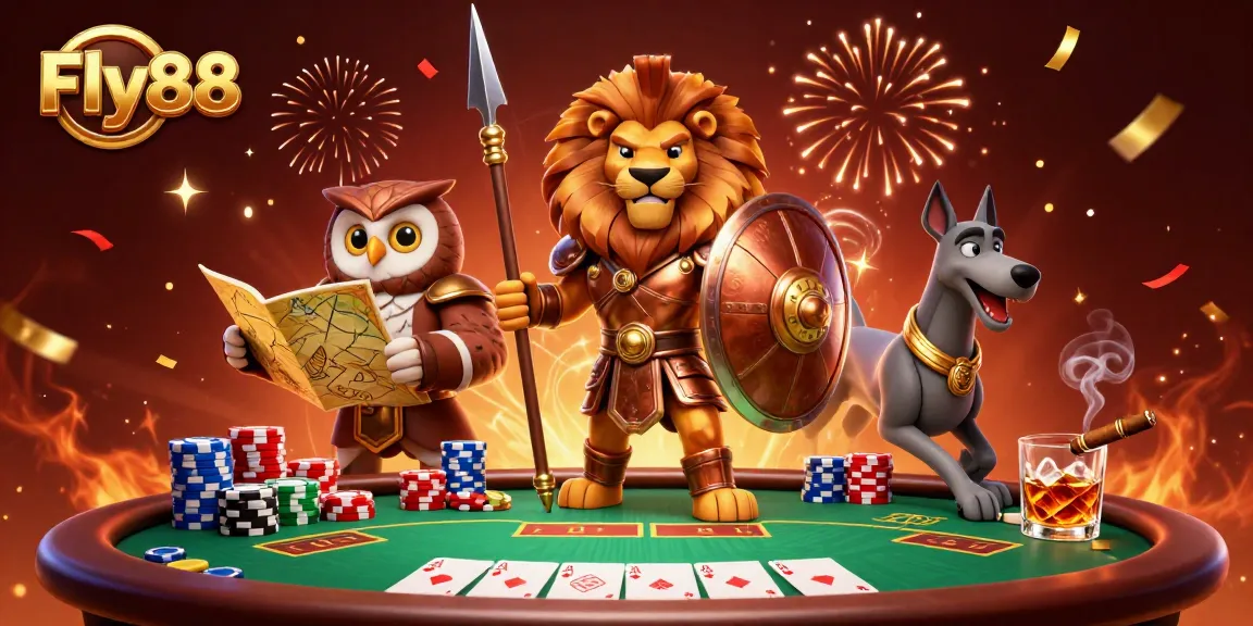 Experience thrilling gaming adventures with Fly88 at a vibrant poker scene