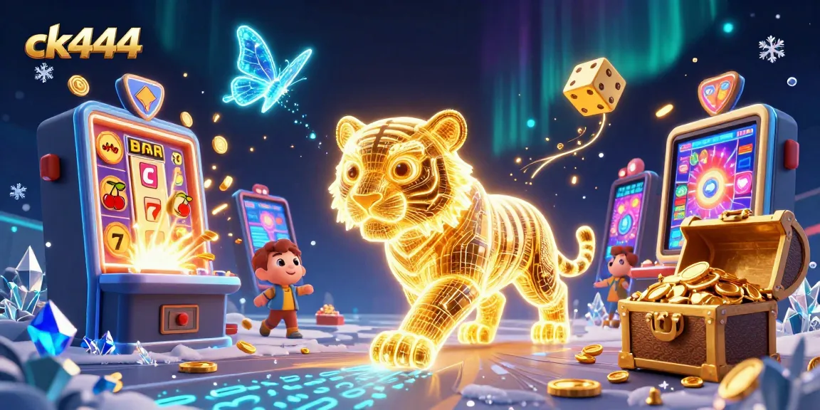 Engage in ck444's vibrant casino scene, winning big with dazzling slot machines and golden treasures.