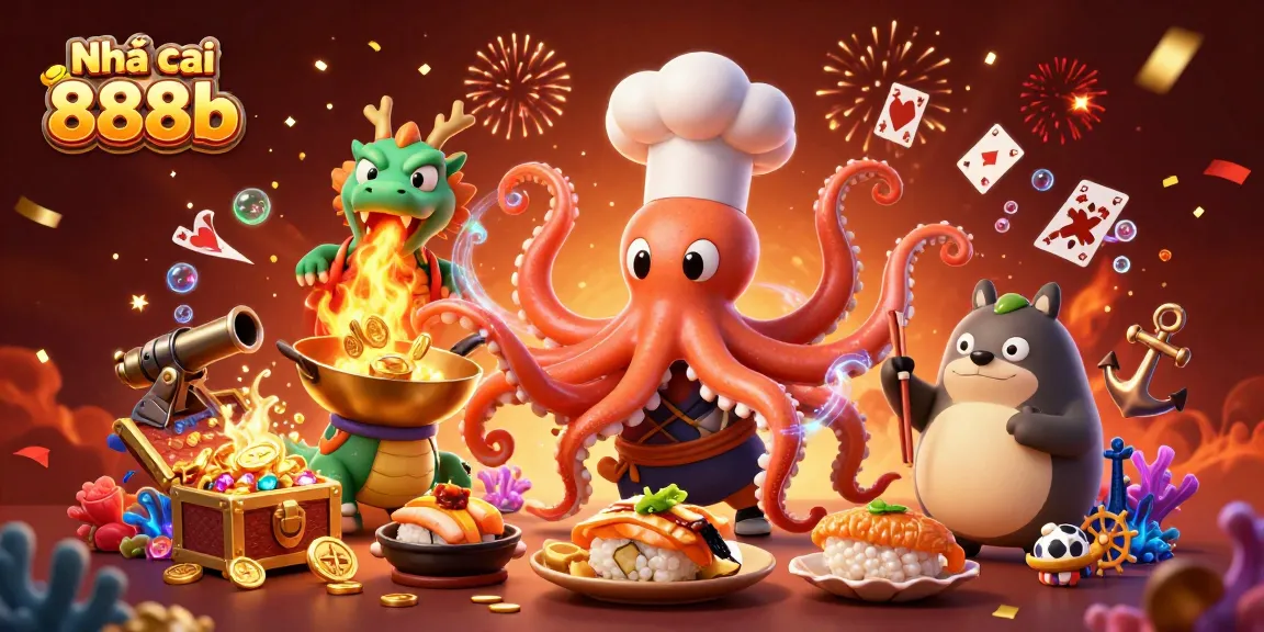 Experience the thrill of nhà cái 888b with vibrant casino games and colorful characters in action.