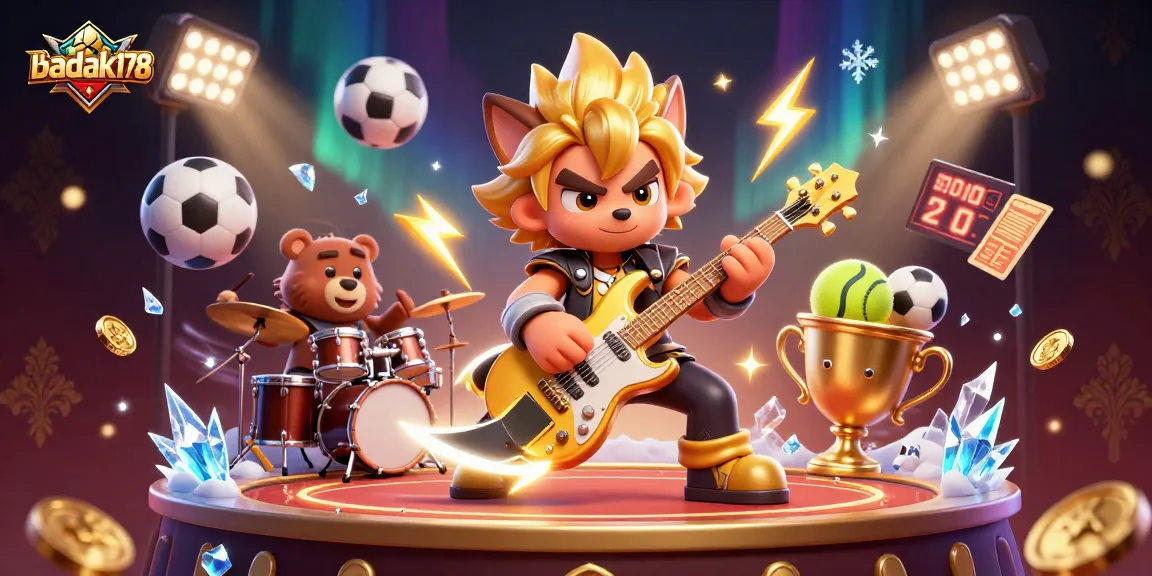 Engage with badak178's thrilling gaming experience featuring electric performances and dynamic football elements.