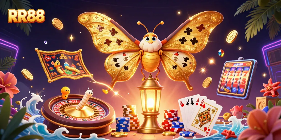 Win big at RR88 with vibrant casino themes and dazzling golden elements!