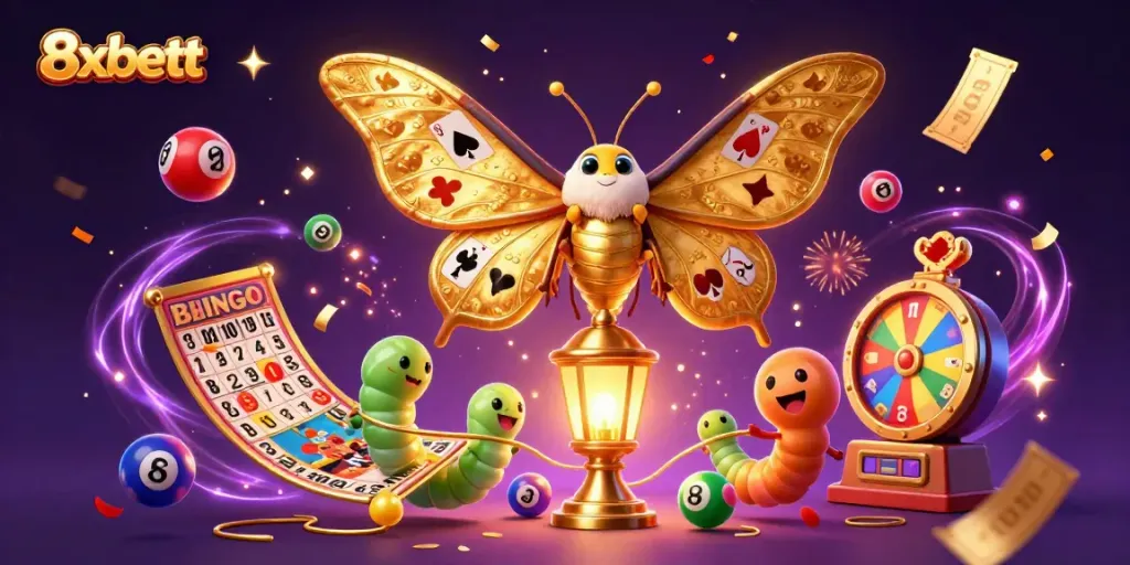 Play exciting games at 8xbett with vibrant lottery elements and a colorful atmosphere.