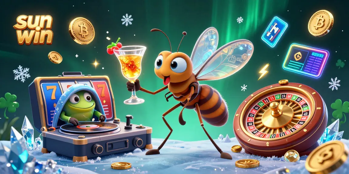 Engage with the electrifying sun win casino scene featuring vibrant characters and crypto elements while playing.