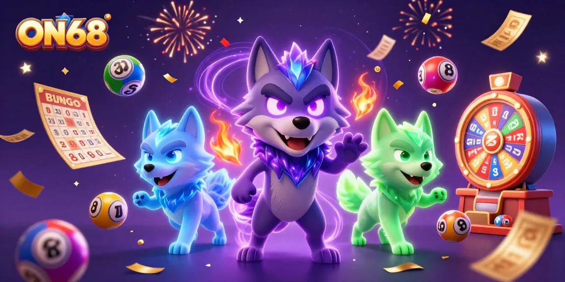 Experience the thrill of ON68 Casino with dynamic gaming elements and captivating characters.