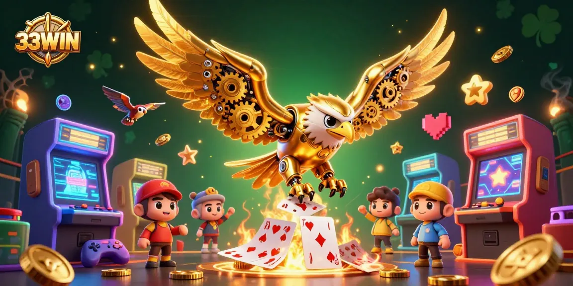 Engage with vibrant casino action featuring 33WIN in a dynamic 3D gaming world.
