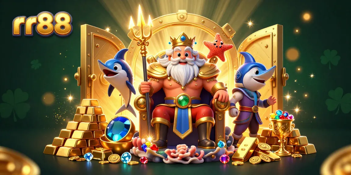 Experience thrilling gameplay at rr88 with vibrant casino elements, sparkling treasures, and exciting characters.